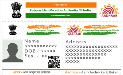 A Sample Aadhaar Card