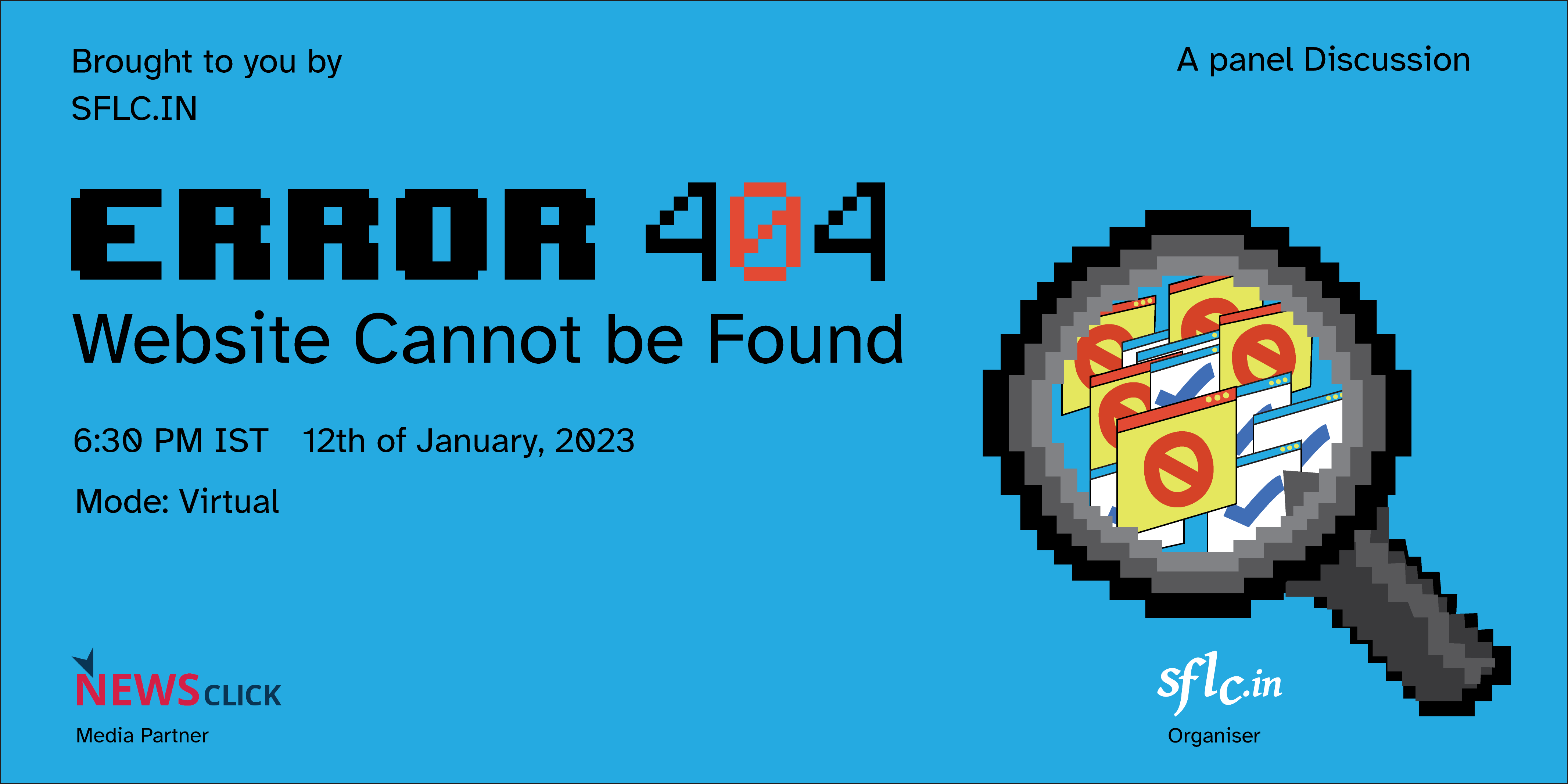 Error 404 : Website Cannot be Found