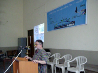 Prof.Eben Moglen,Founder, Director-Counsel and Chairman of Software Freedom Law Center in Bangalore