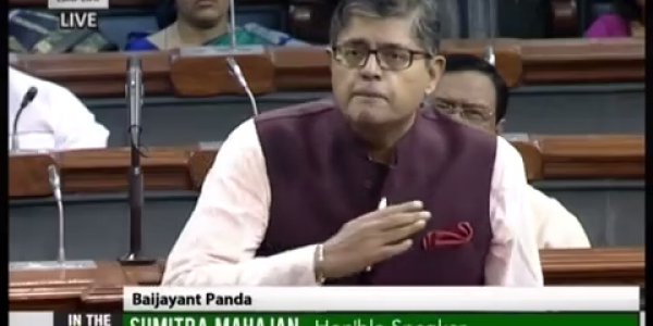 Baijayant Panda in Parliament