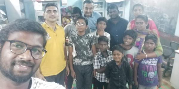 SFLC.in's Executive Director Sundar Krishnan and Ex-executive Director Biju K. Nair have met students and volunteers from Ambedkar Community Computing Center (AC3) on April 26th 2019