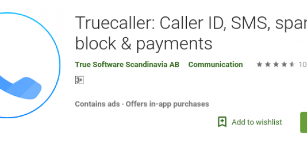 Truecaller on the Play Store