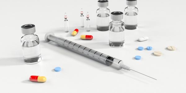 syringe with tablets