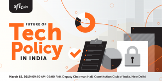 Poster for Conference on Future of Tech Policy in India